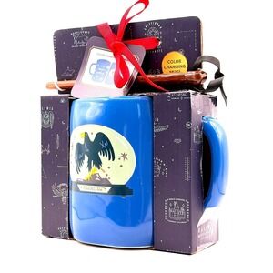 NEW‎ Rae Dunn Harry Potter Ravenclaw Color Changing Mug w/ Wand Stir